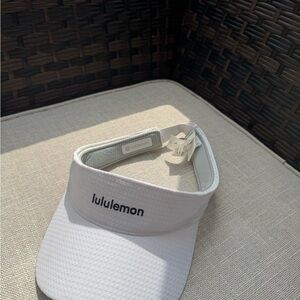 Lululemon Yoga White Visor hat